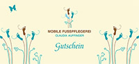 Gutschein Mobile Fusspflegerei